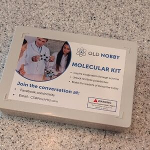 Old Nobby Molecular Kit Complete With Instructions And Chemistry Stencil